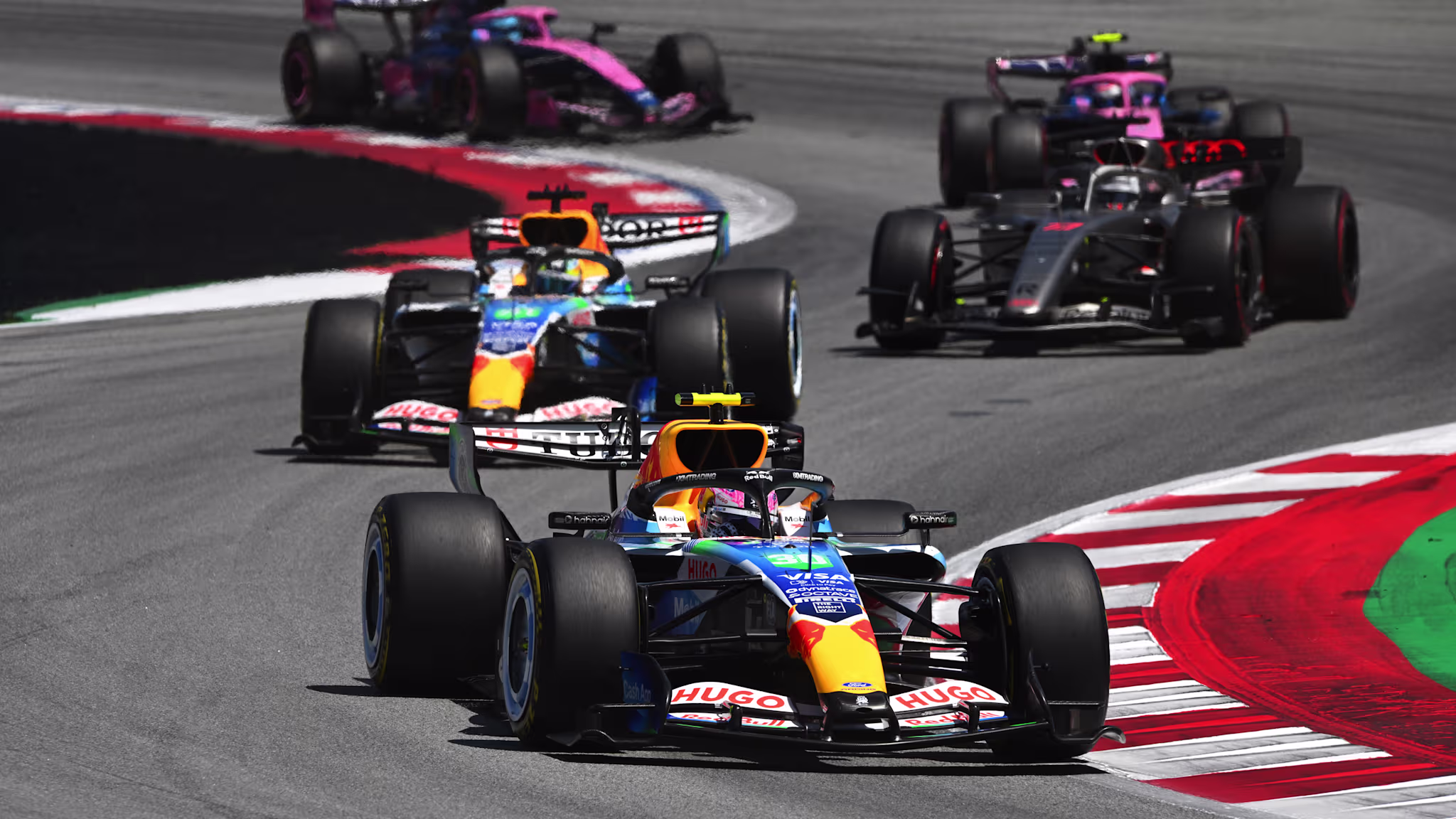 BARCELONA, SPAIN - JUNE 13: Fifth placed qualifier Max Verstappen of the Netherlands and Oracle Red