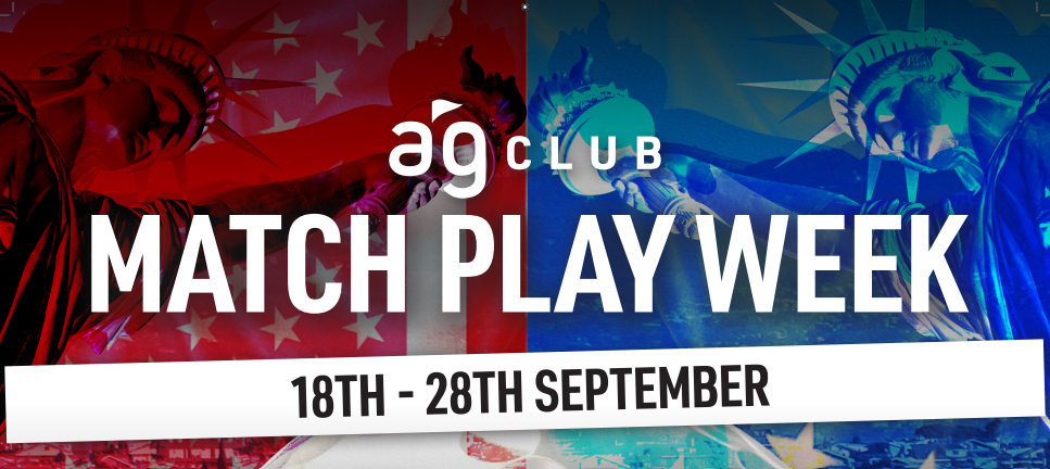 AG Club – Matchplay-Event vom 18. bis 28. September