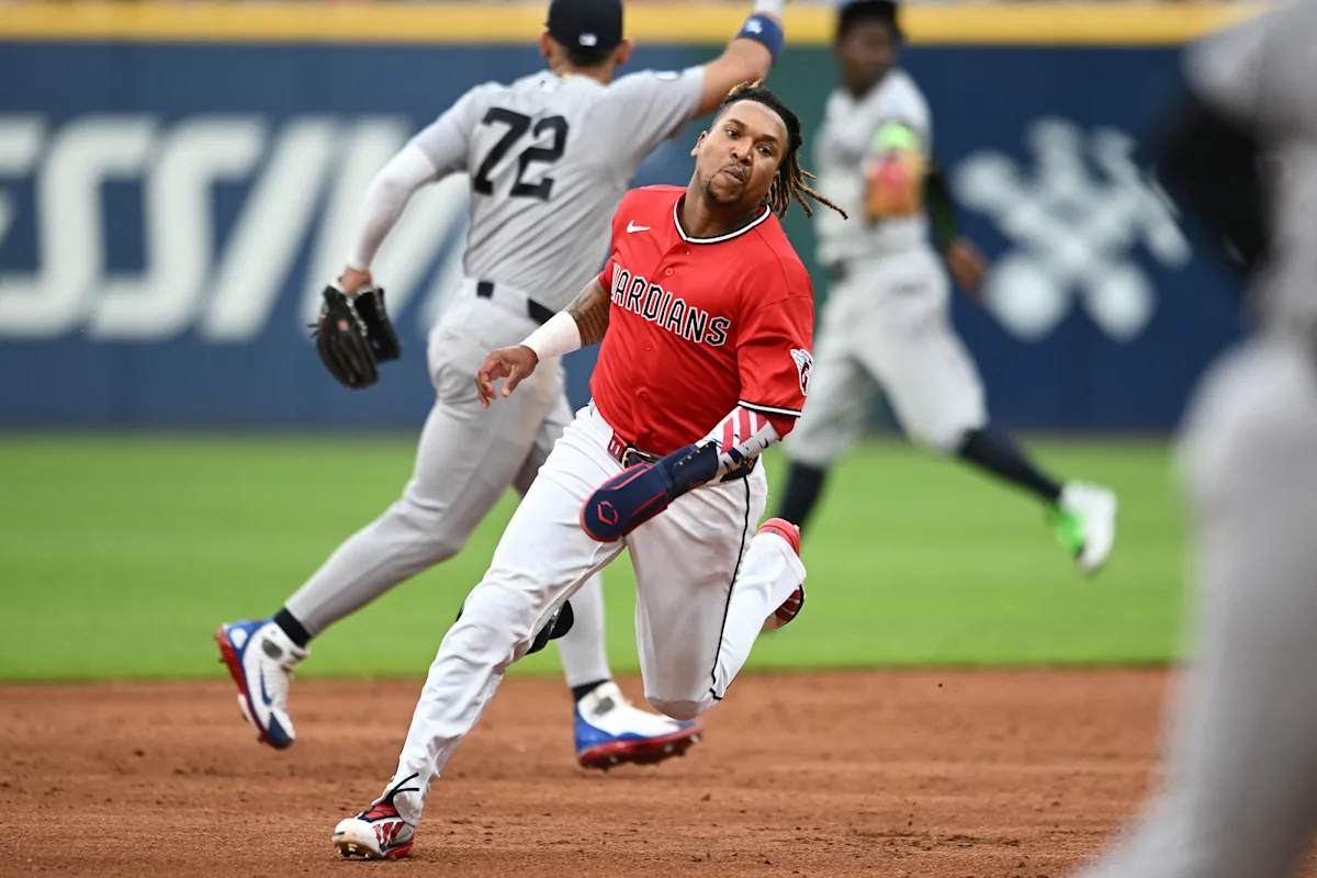 Aufstellung der Guardians heute, Live-Score-Update gegen Gerrit Cole gegen Yankees
