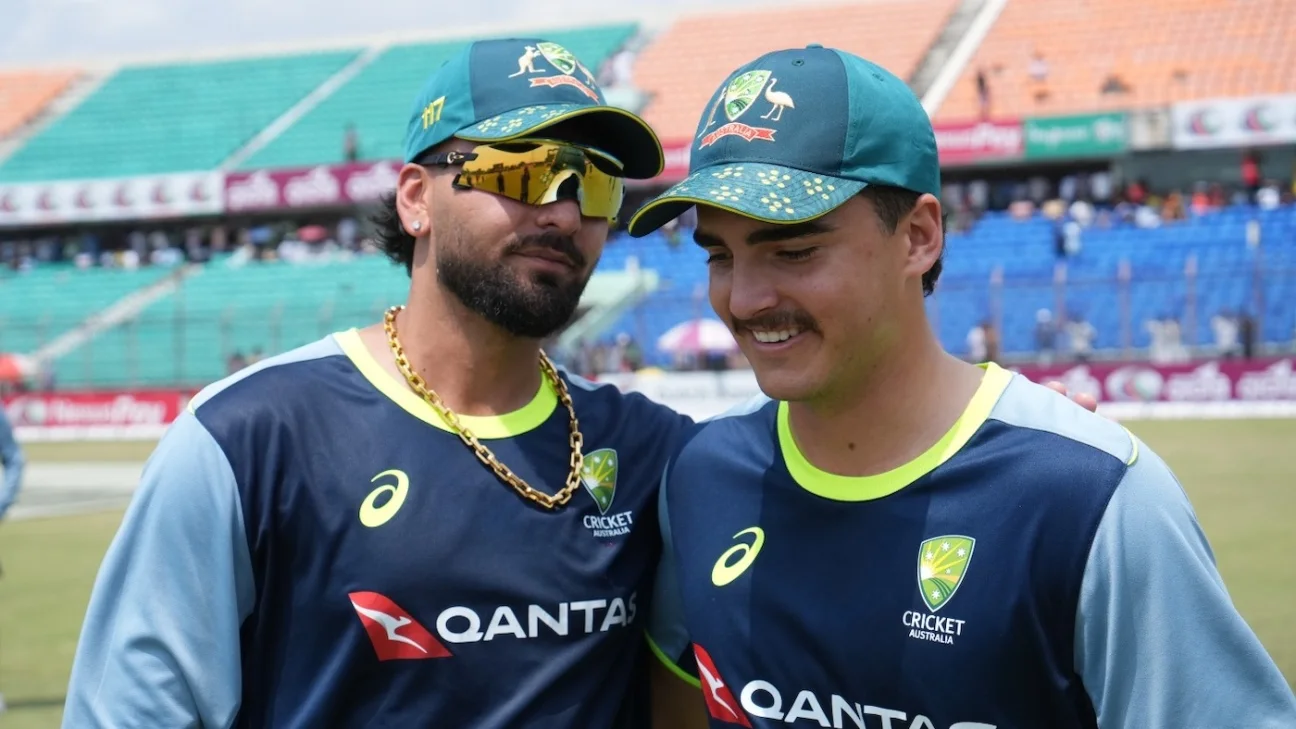Ban vs Aus T20I – Debütant Joel Davies verwirklicht seinen Banner-Day-Traum für australische Spinner in Chattogram