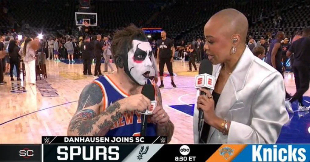 Danhausen bringt seinen „Fluch“ zum NBA-Finale und tritt in Spiel 3 im Madison Square Garden auf