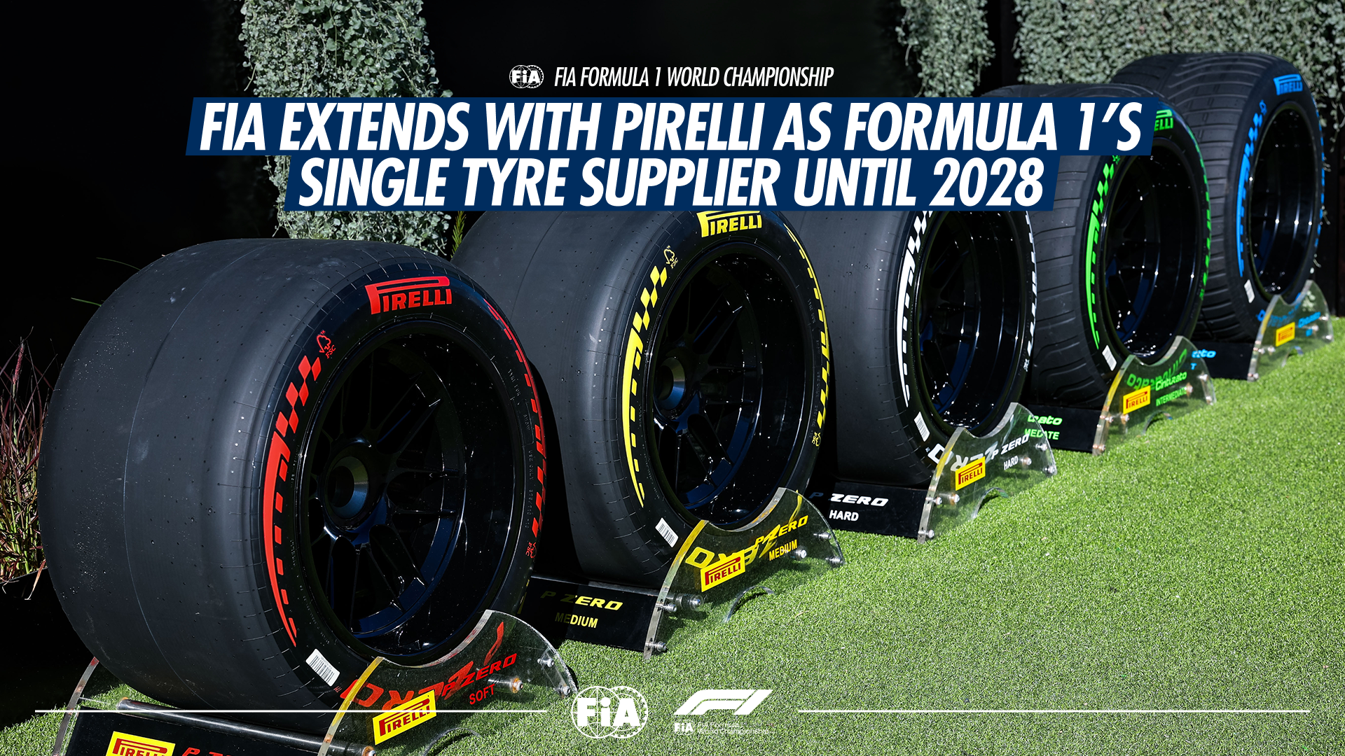 Die FIA ​​verlängert die Präsenz von Pirelli als einziger Reifenlieferant für die Formel 1 bis 2028