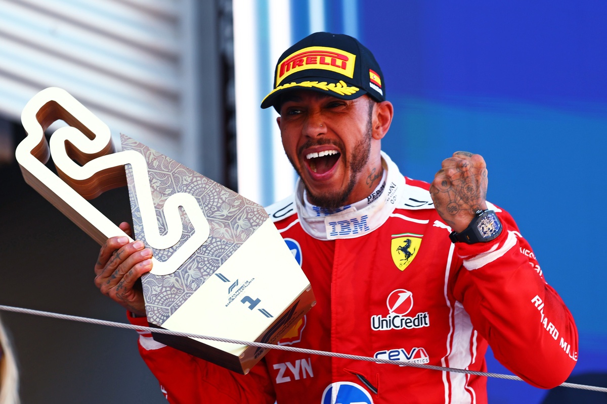 Die verrückten Statistiken von Hamiltons Sieg beim Grand Prix von Barcelona und seinem ersten Sieg für Ferrari