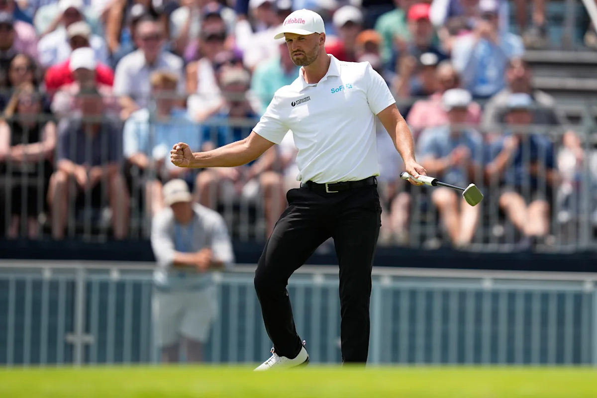 Ein Jahr, nachdem er den Spind gebrochen hatte, lag Wyndham-Clark erneut an der Spitze der US Open