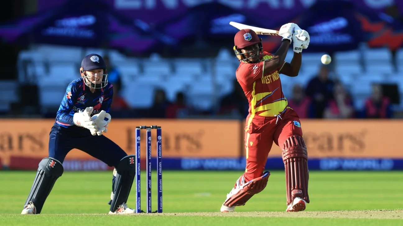 Frauen-T20-Weltmeisterschaft 2026, Spiel 12 zwischen SCO-W und WI-W, Spielbericht Gruppe 2, 18. Juni 2026