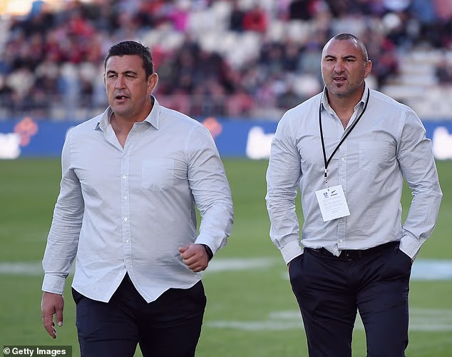 Roger Randle (rechts) war Clayton McMillans rechte Hand bei den Waikato Chiefs