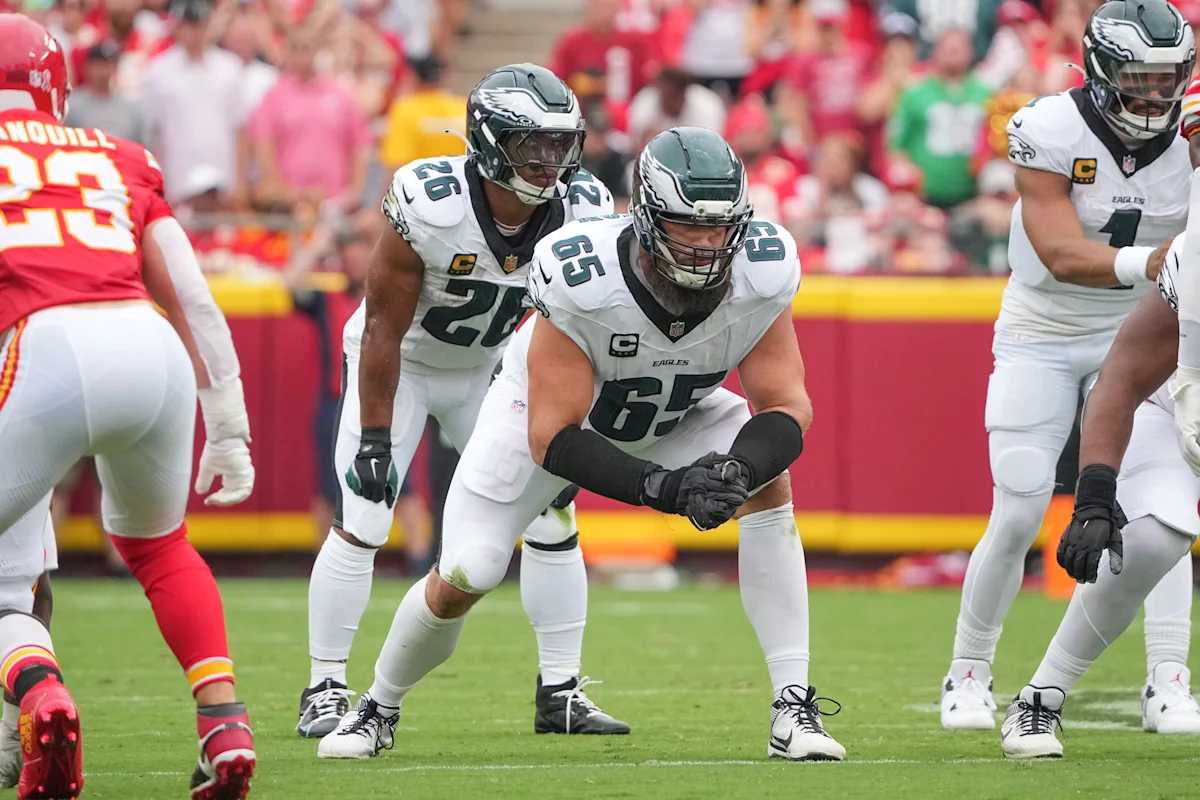 Nolan Smith Jr. #3, Philadelphia Eagles (Photo by Mitchell Leff/Getty Images)