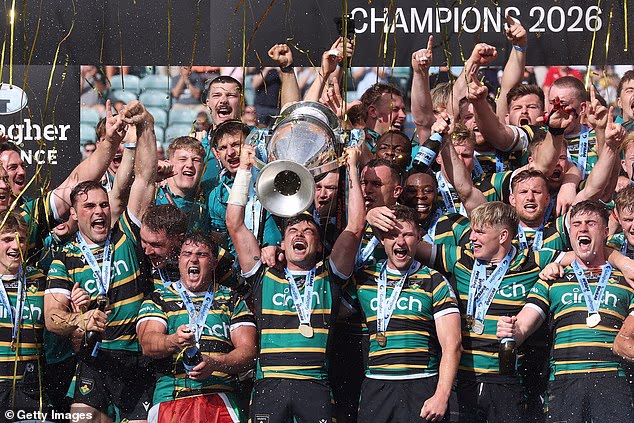 George Furbank unterschrieb auf poetische Weise, als er in seinem letzten Spiel für die Northampton Saints den PREM Cup gewann