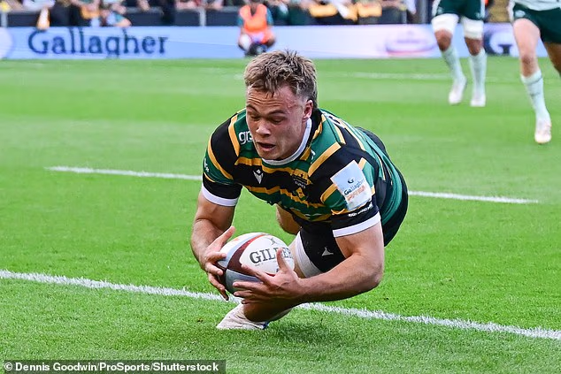 Tom Litchfield hat sich letzte Woche einen Namen in der Folklore der Northampton Saints gemacht, indem er beim Play-off-Halbfinalsieg über den Rivalen Leicester Tigers einen Hattrick erzielte.