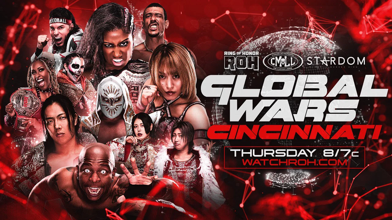 ROH x CMLL x STARDOM Global Wars: Cincinnati Ergebnisse 18.06.26