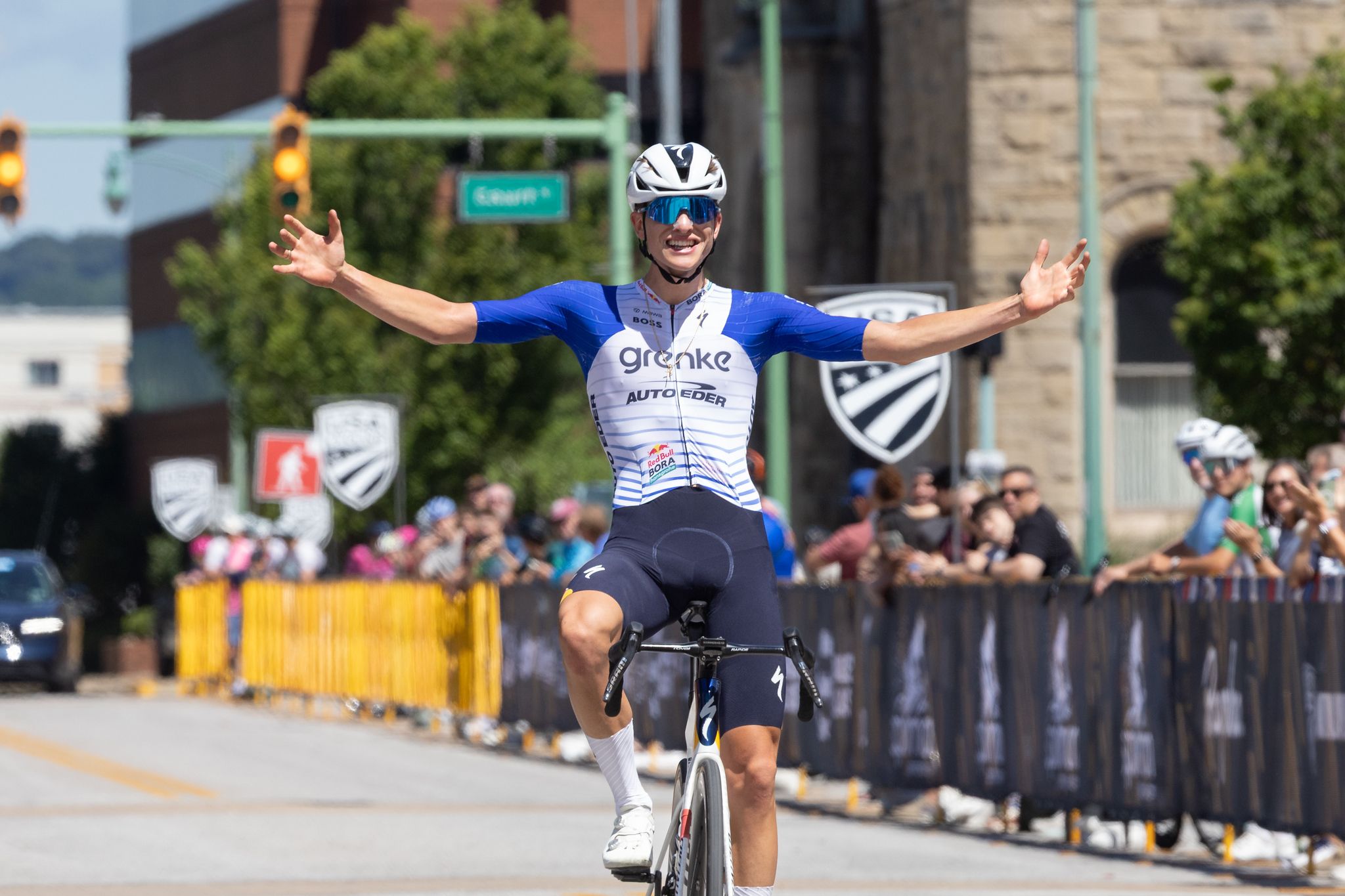 US-Straßenmeisterschaft: Enzo Hincapies Solosieg im Junioren-Straßenrennen der Männer