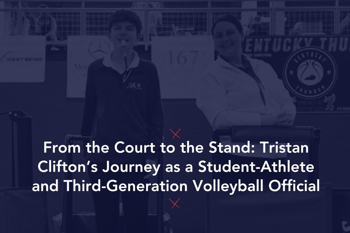 Vom Spielfeld zum Podium: Tristan Cliftons Reise als studentischer Sportler und Volleyballfunktionär der dritten Generation
