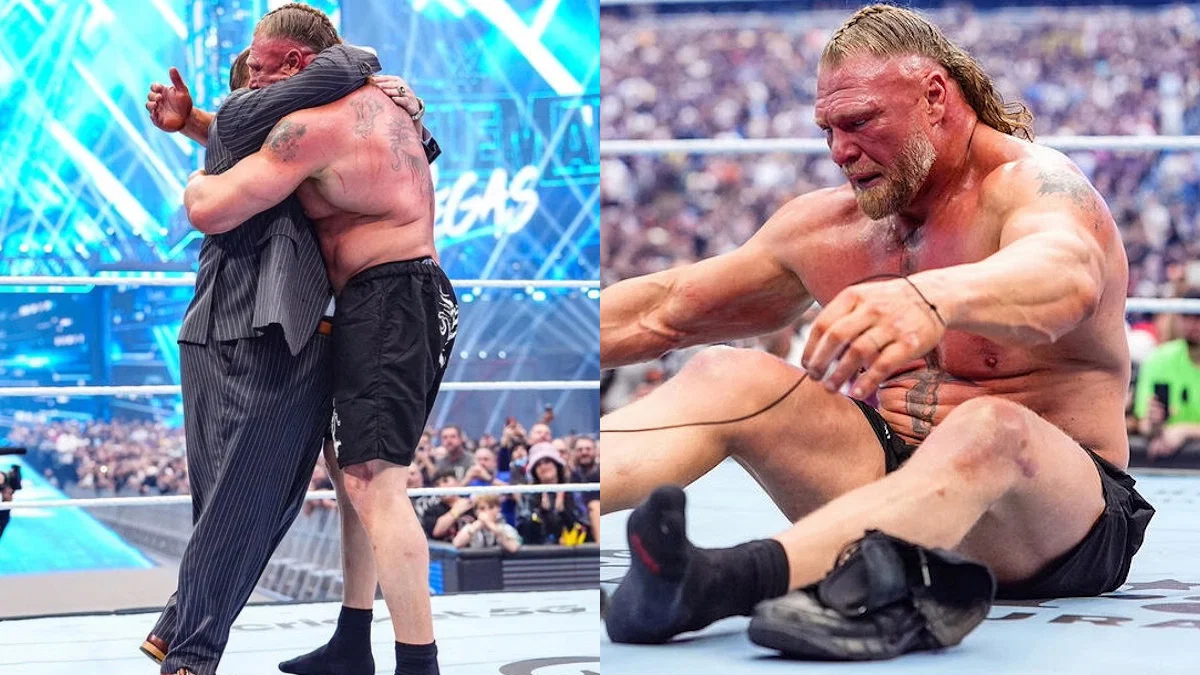 What Brock Lesnar Said To Paul Heyman At WWE WrestleMania 42: ‘This Is Just For Us’
