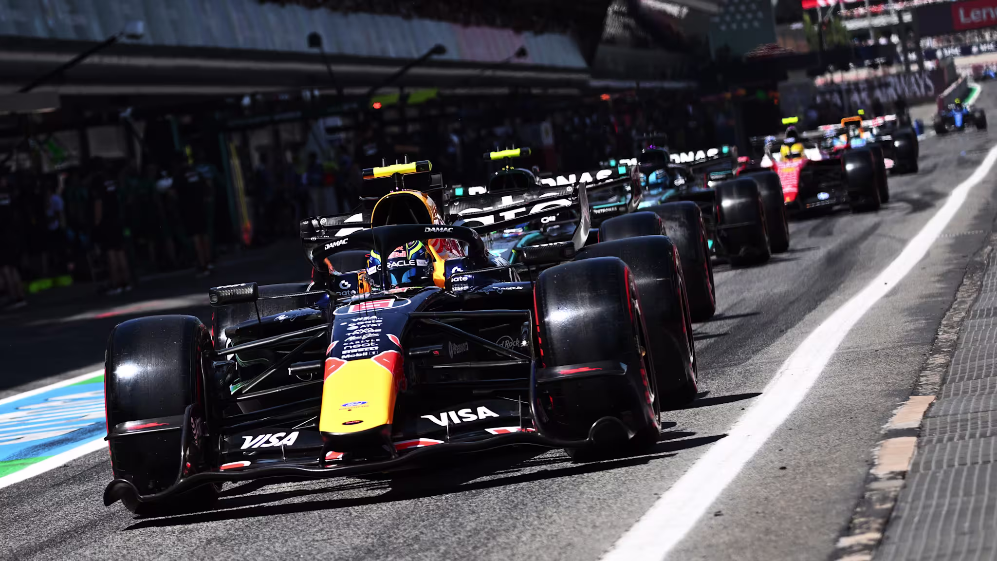 BARCELONA, SPAIN - JUNE 13: Fifth placed qualifier Max Verstappen of the Netherlands and Oracle Red